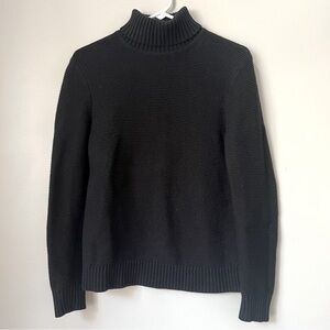 J. Crew Factory Black Turtleneck Sweater